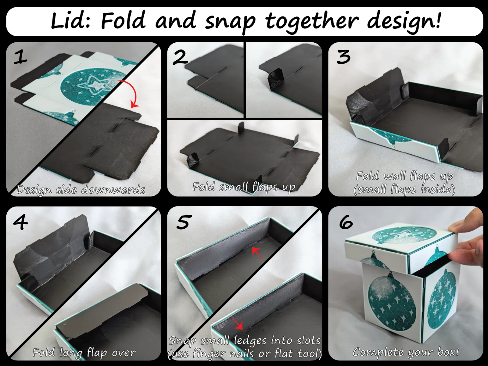 Foldable Gift Box Decorative