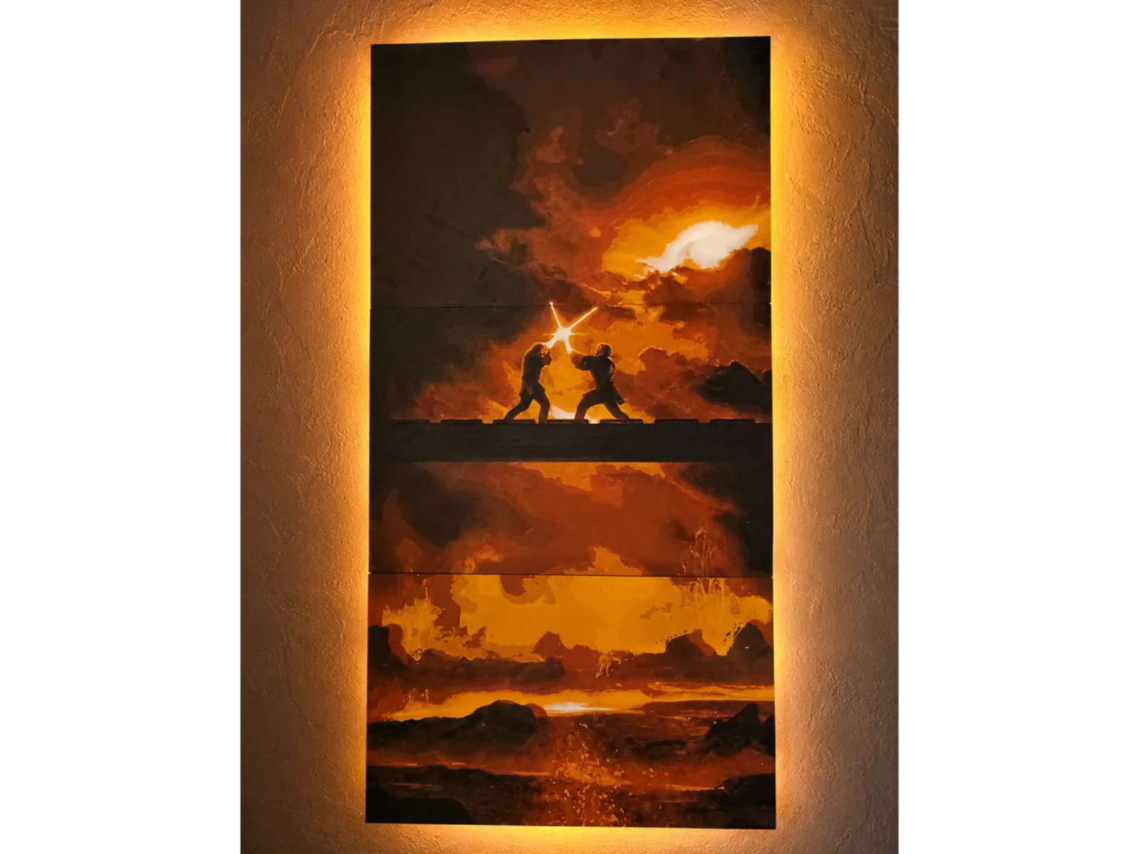 Anakin vs. Obi Wan - Hueforge/3-Piece Hugeforge