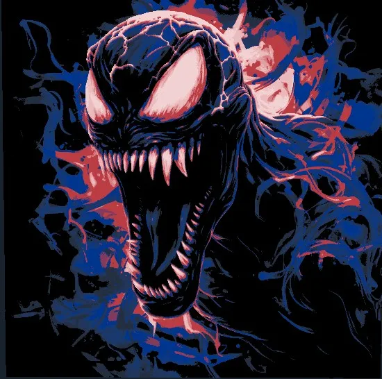 Venom HUEFORGE 4 color print