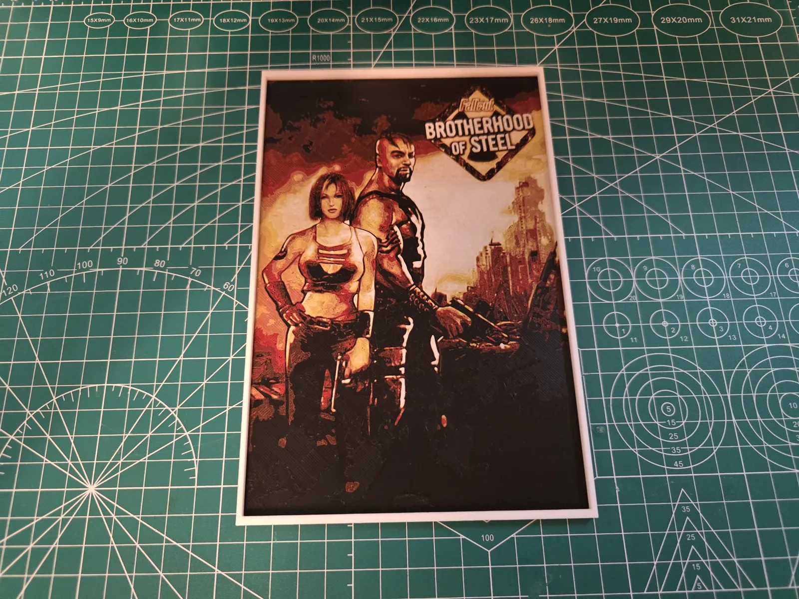 Fallout: Brotherhood of Steel - Hueforge Art