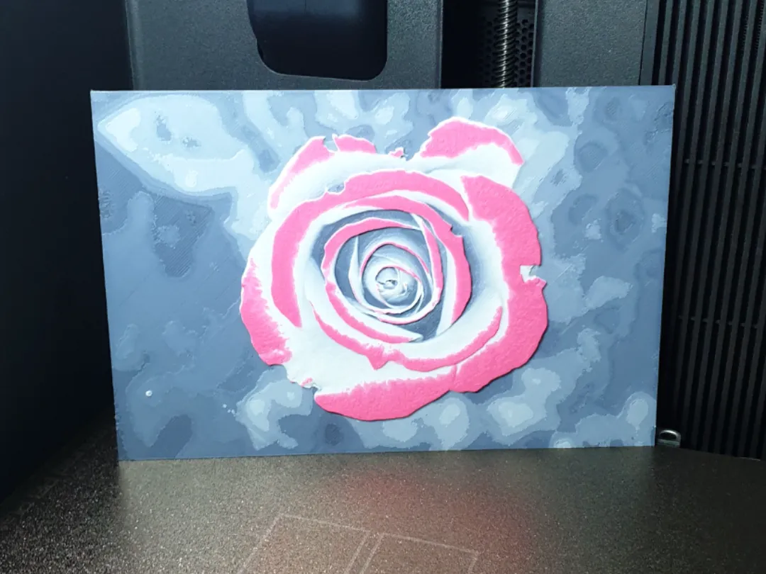 Pink Tipped Rose – 4 Colour HueForge
