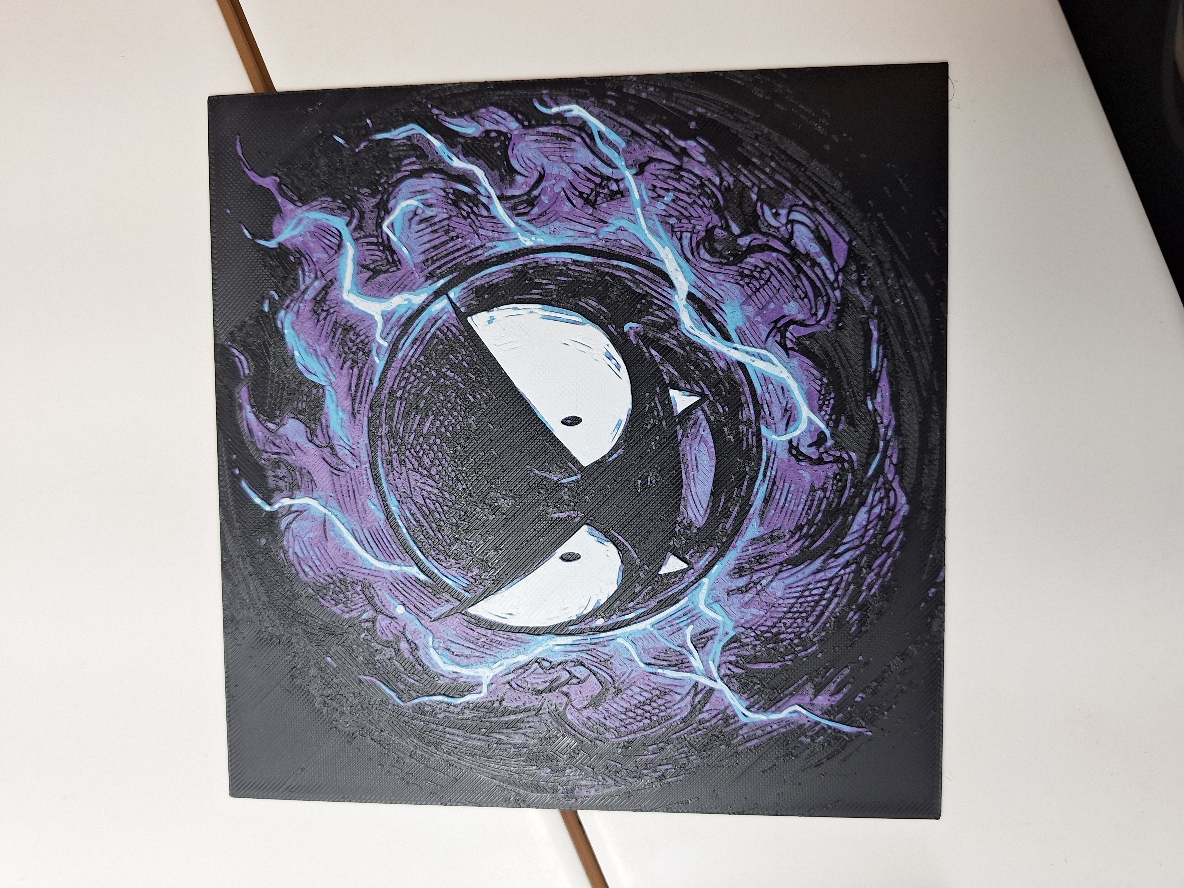 Gastly Gaze - Hueforge Wall Art
