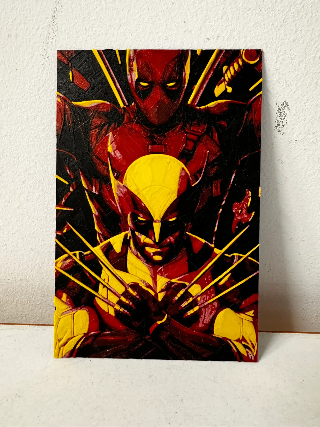 Deadpool vs Wolverine - HueForge