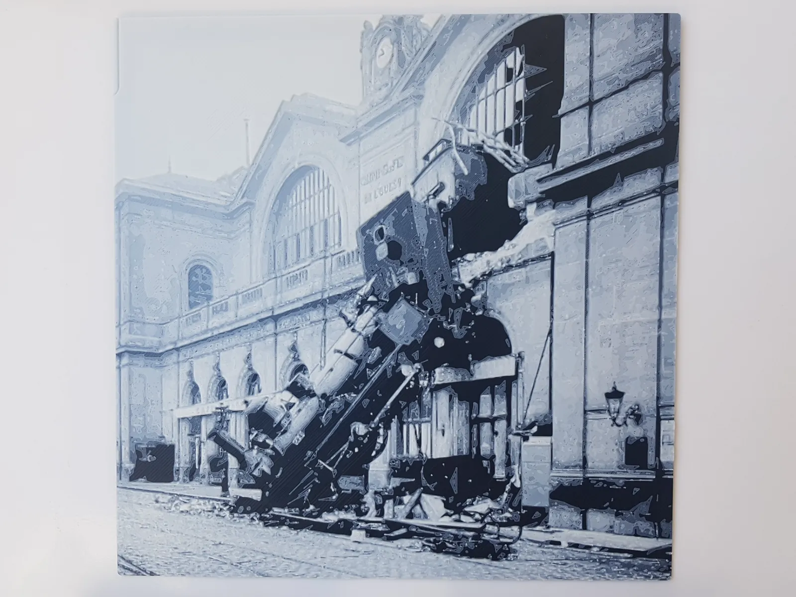INCIDENTE FERROVIARIO 1895 Montparnasse hueforge