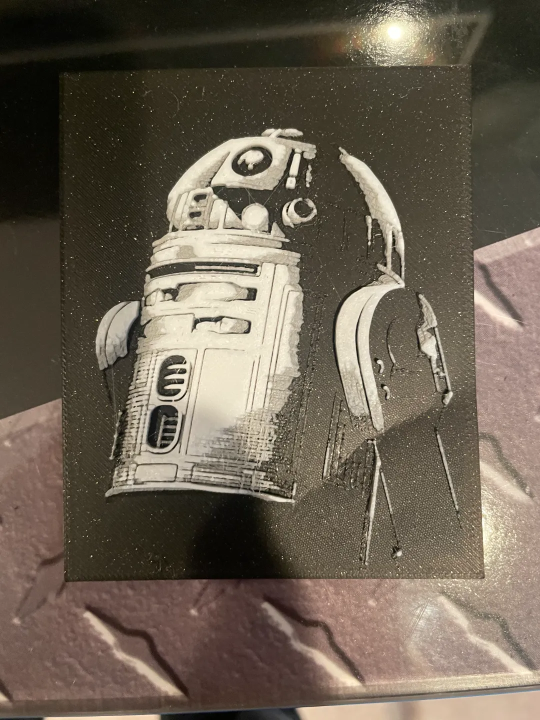 R2D2 Star Wars Wall Art / HueForge / 2d art /