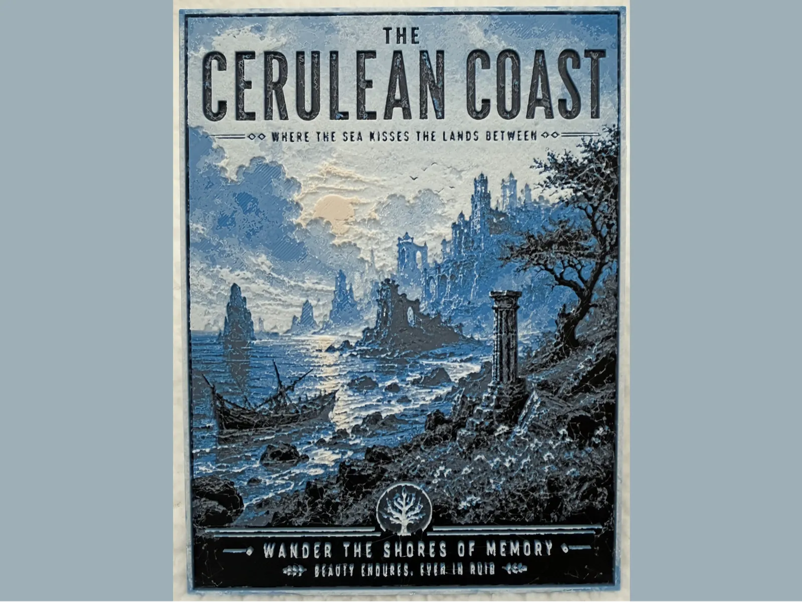 Elden Ring Cerulean Coast Travel Poster