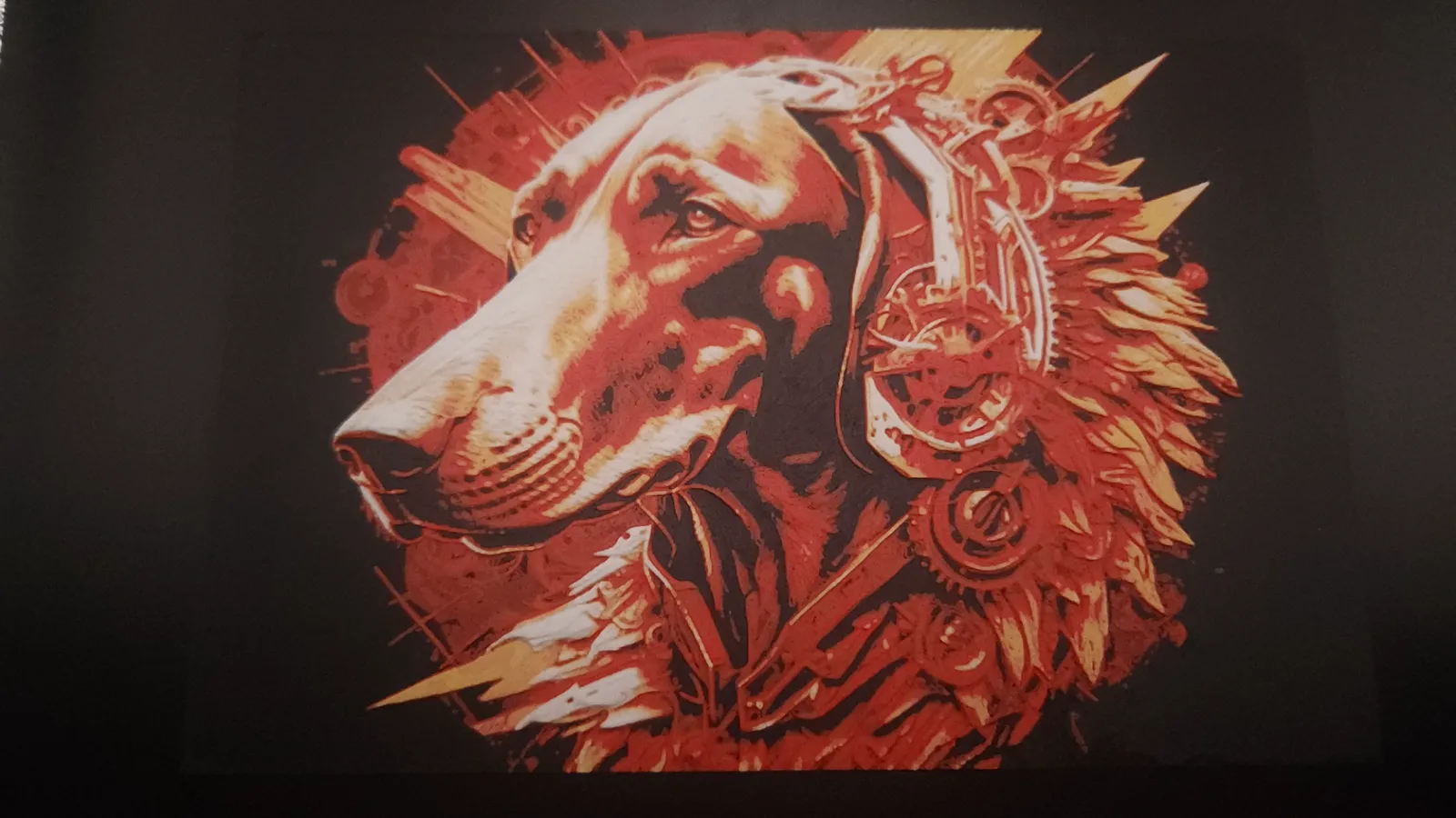 Hueforge Dog