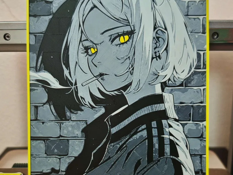 Anime girl hueforge