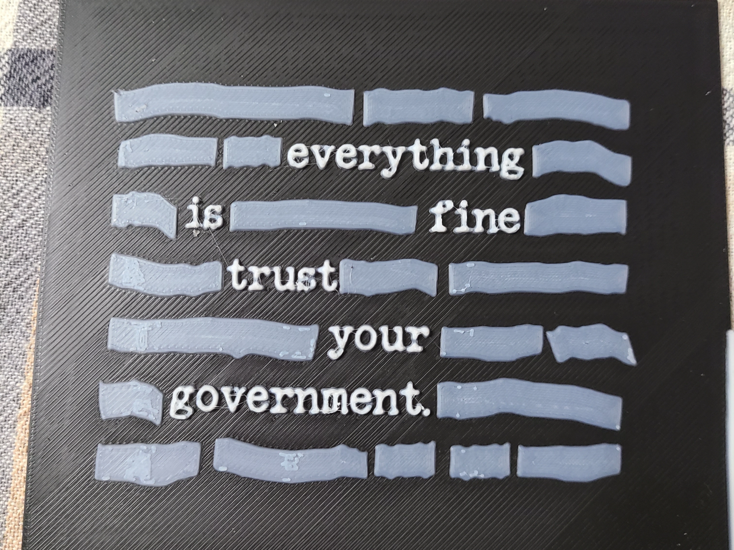 Trust your government