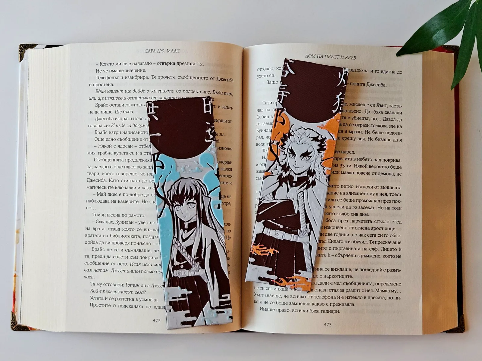 Rengoku & Muichiro - Demon Slayer Bookmarks Set8/8