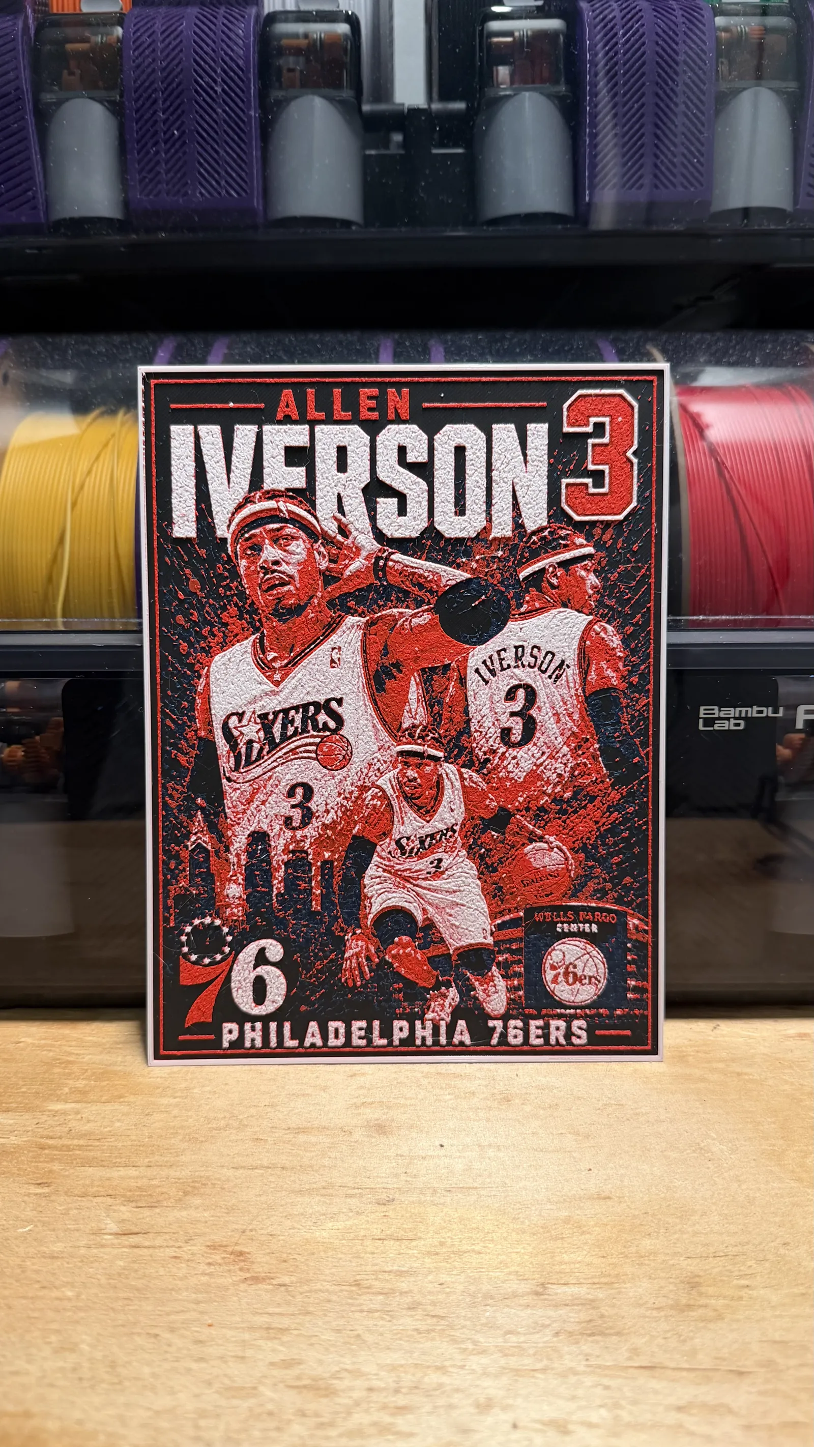 Allen Iverson Poster HueForge