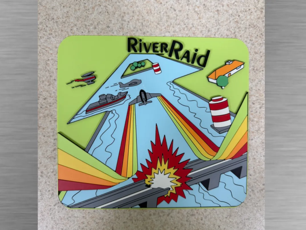 Retro Game- River Raid Box Art
