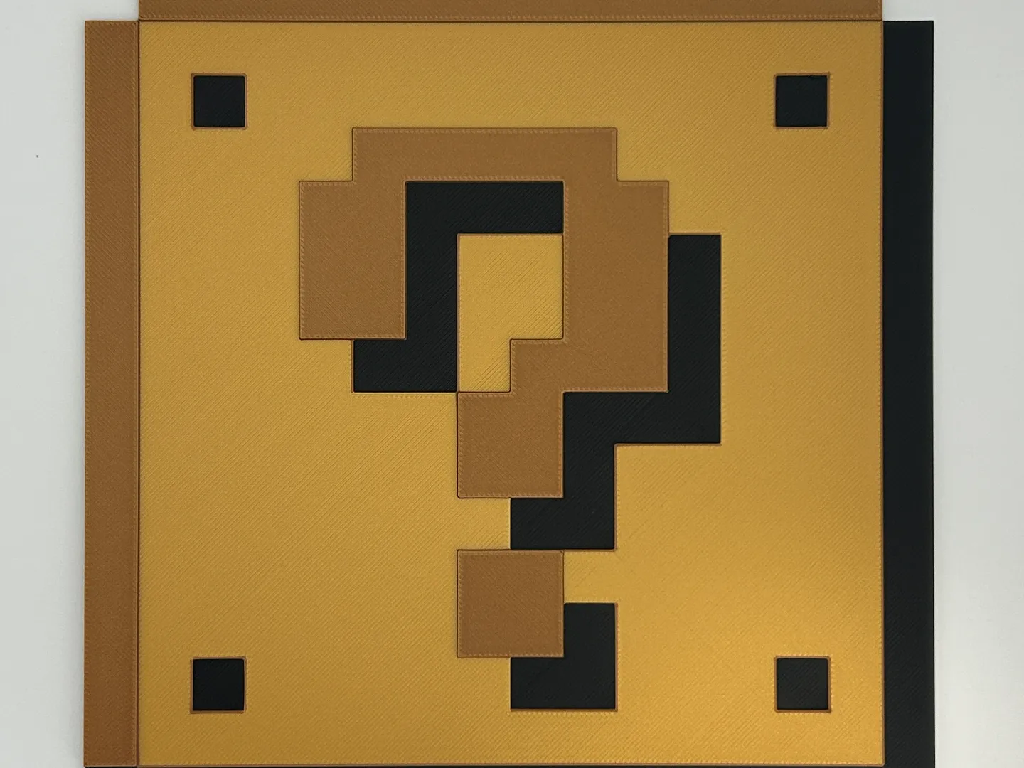 Super Mario Question Mark Block HueForge