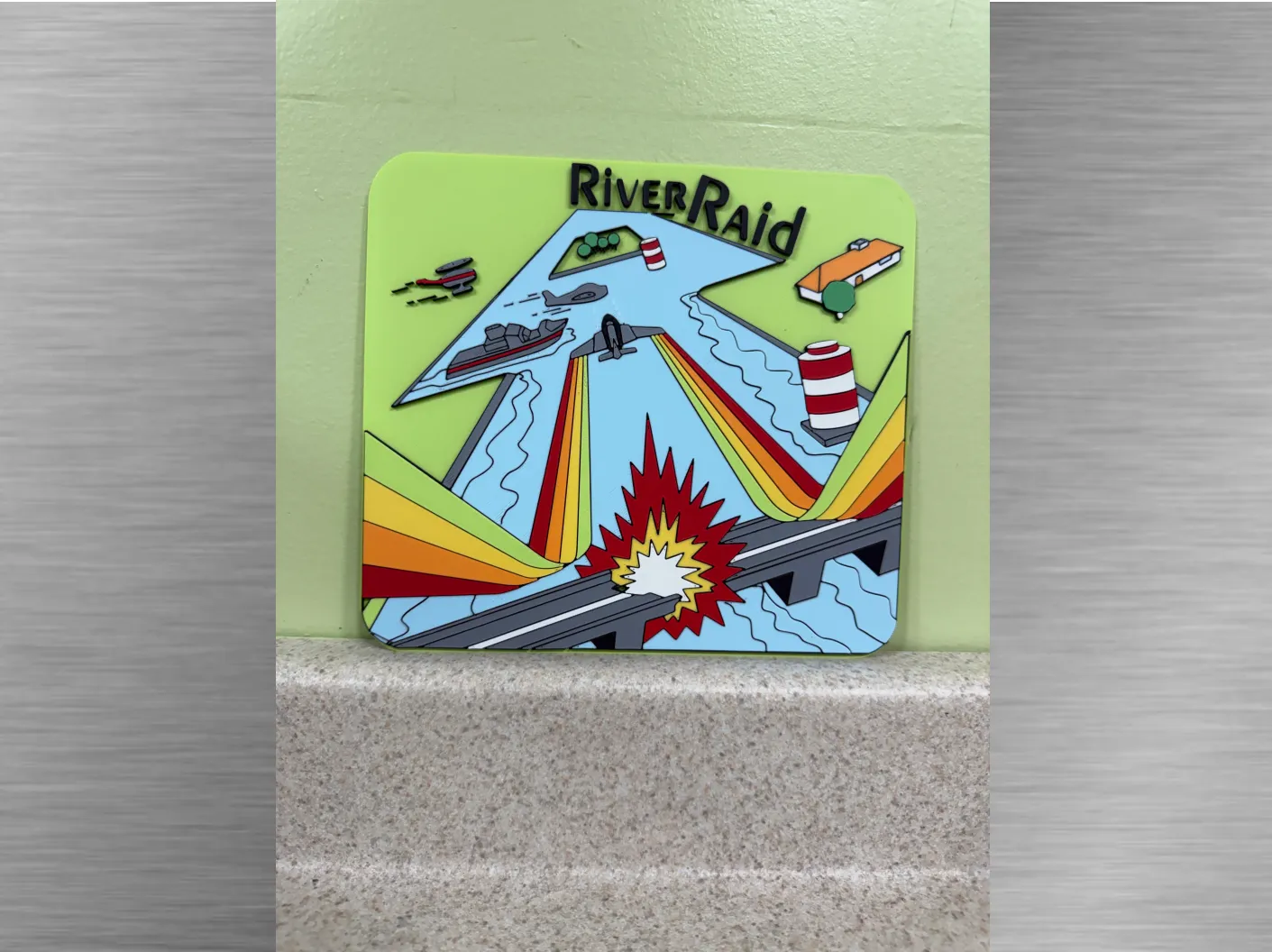 Retro Game- River Raid Box Art
