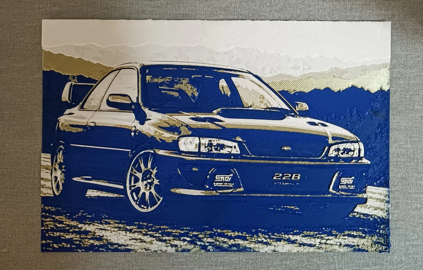 Hueforge Subaru 22B
