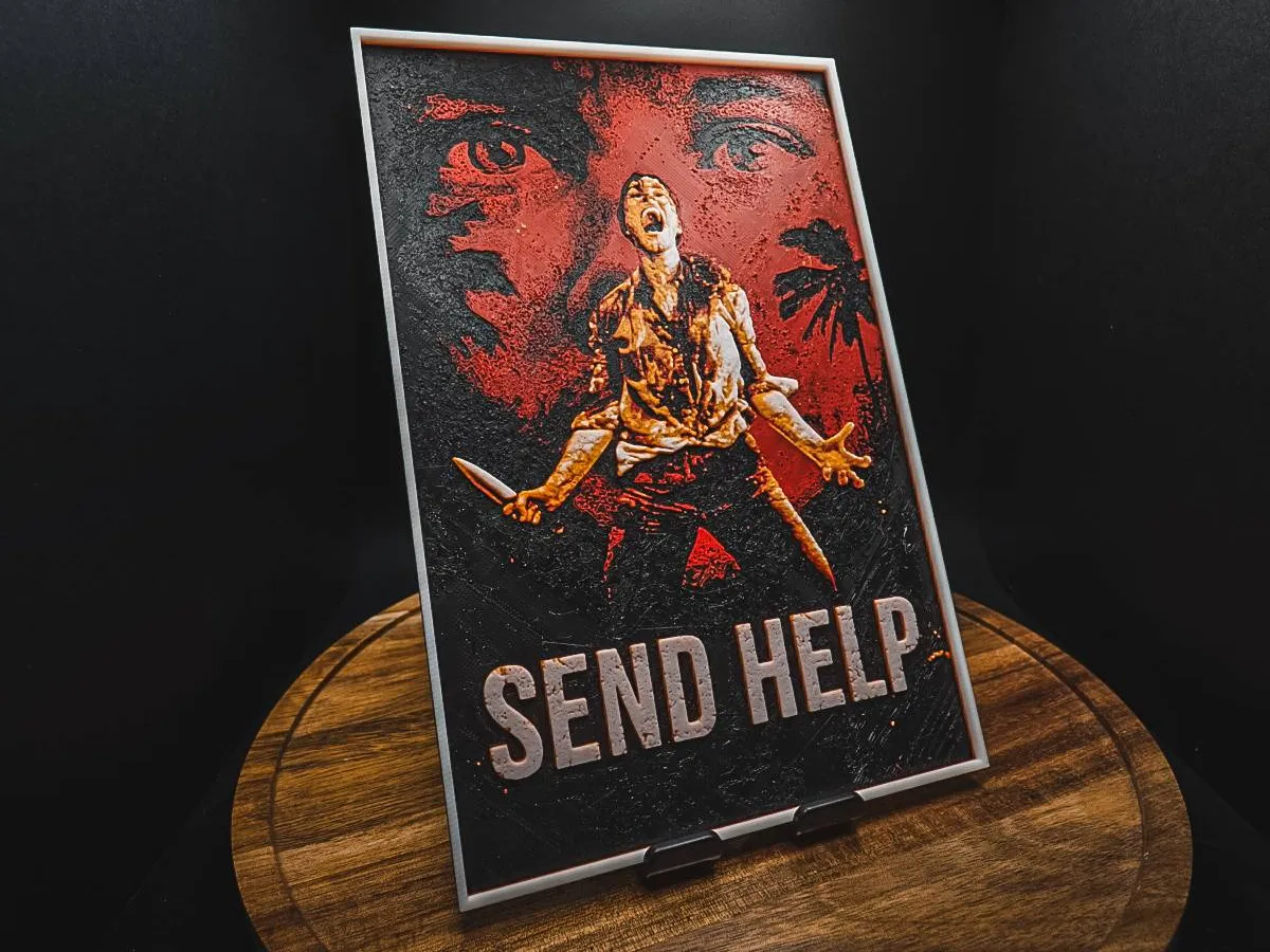 Send Help (Movie Poster - HueForge)