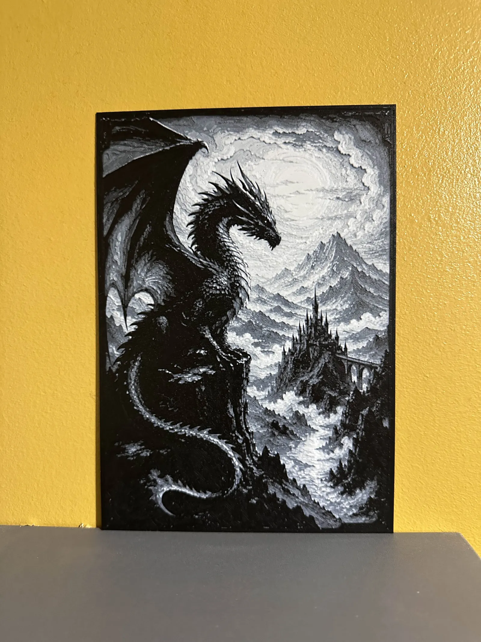 Moon Dragon Hueforge (Filament Painting)