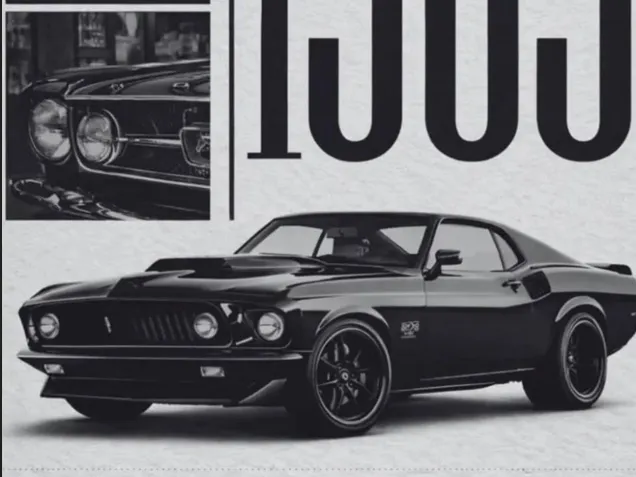 1969 Ford Mustang Hueforge