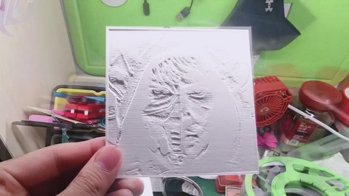赛伊德面具下的比特 10cm透光浮雕 三角洲行动 阿萨拉