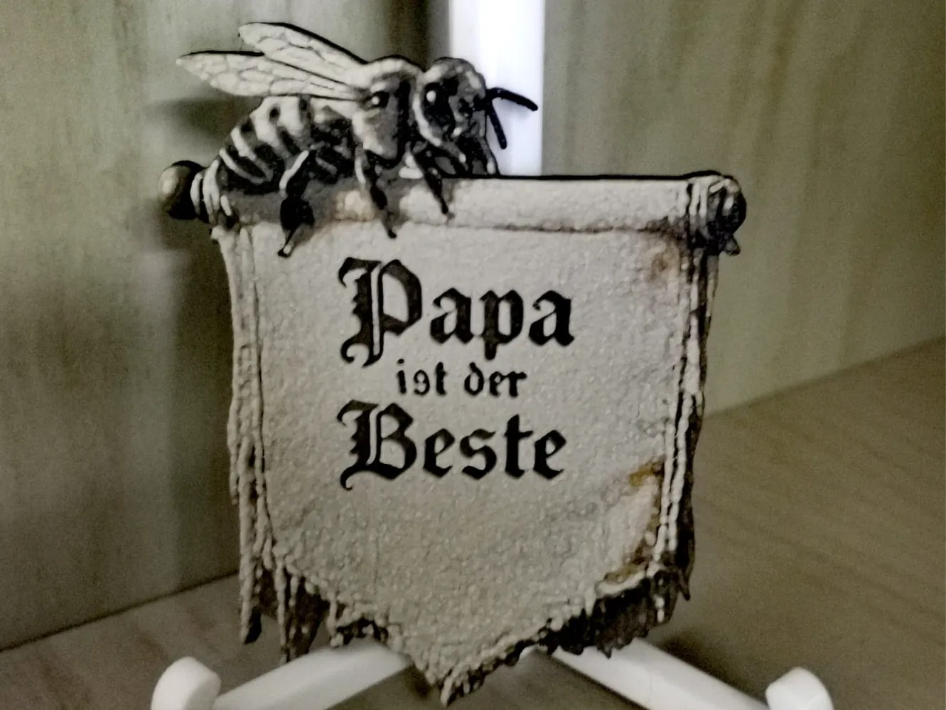 Papa Biene Magnet Vatertag Geschenk