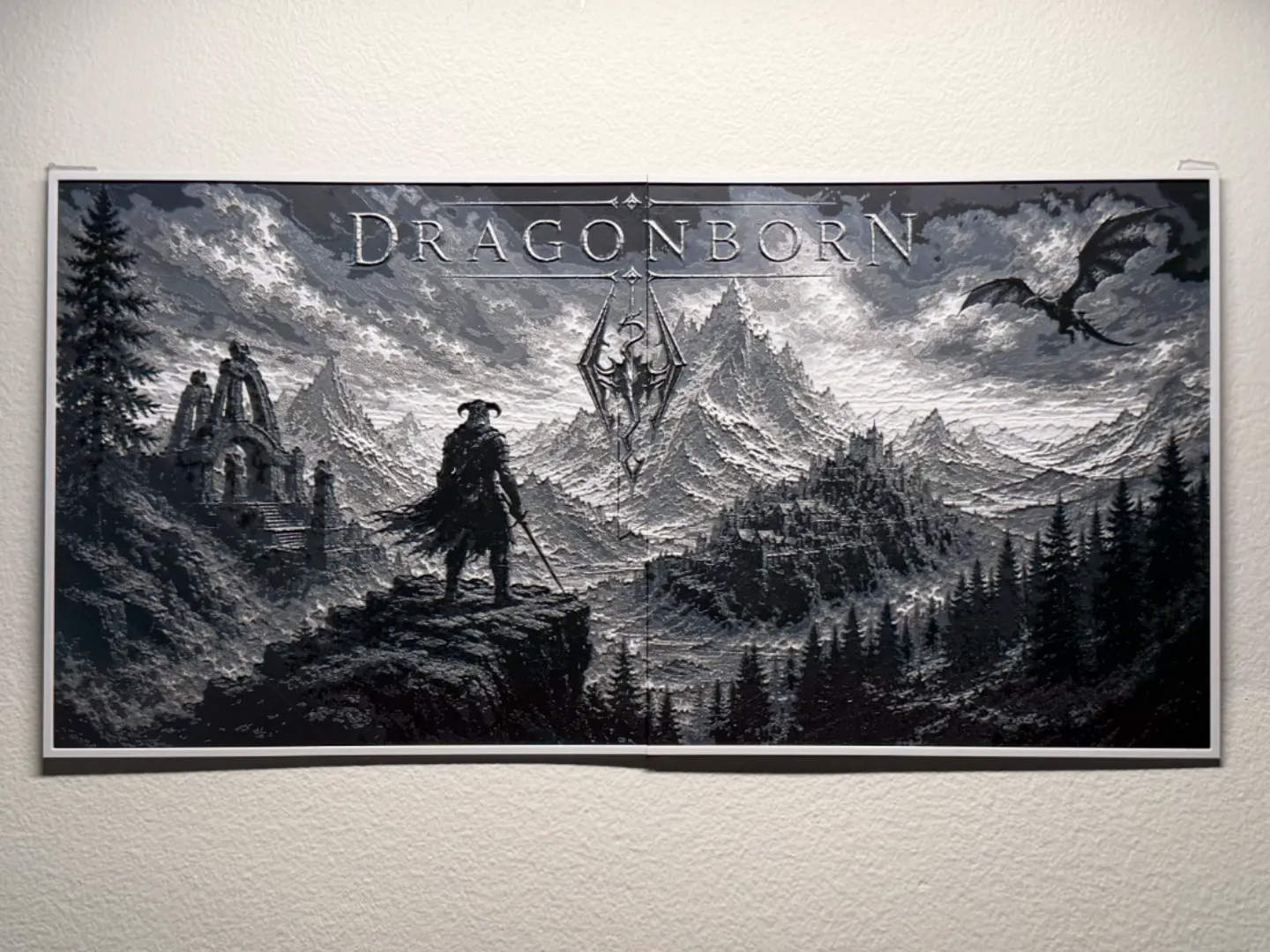 Skyrim Dragonborn HueForge