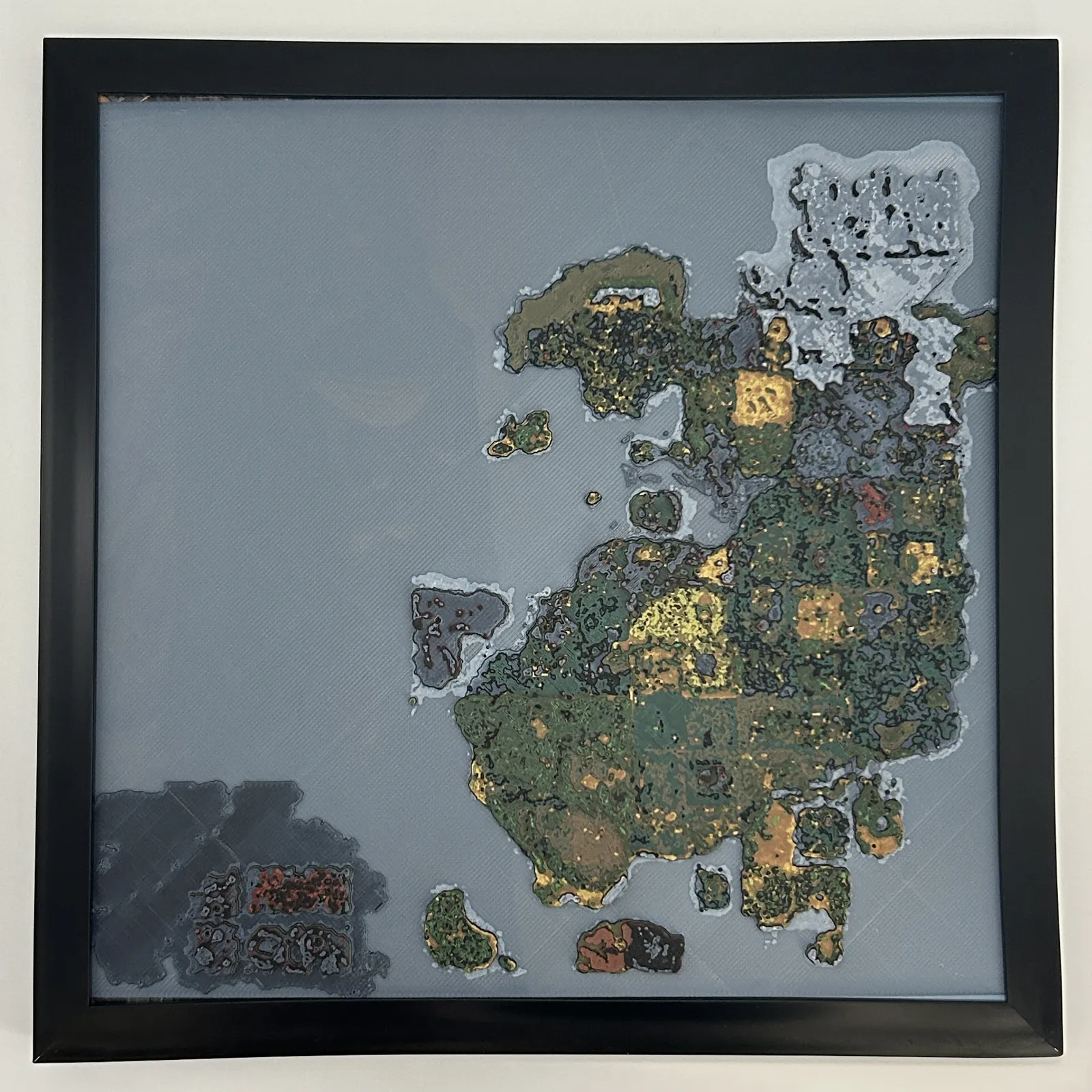 Lineage 2 Aden Map HueForge
