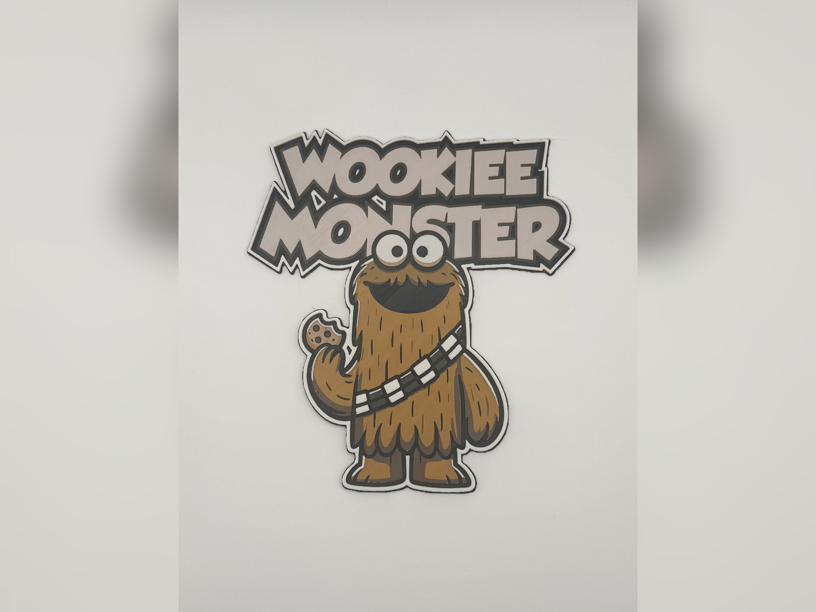 Wookiee Monster Sticker Cutout