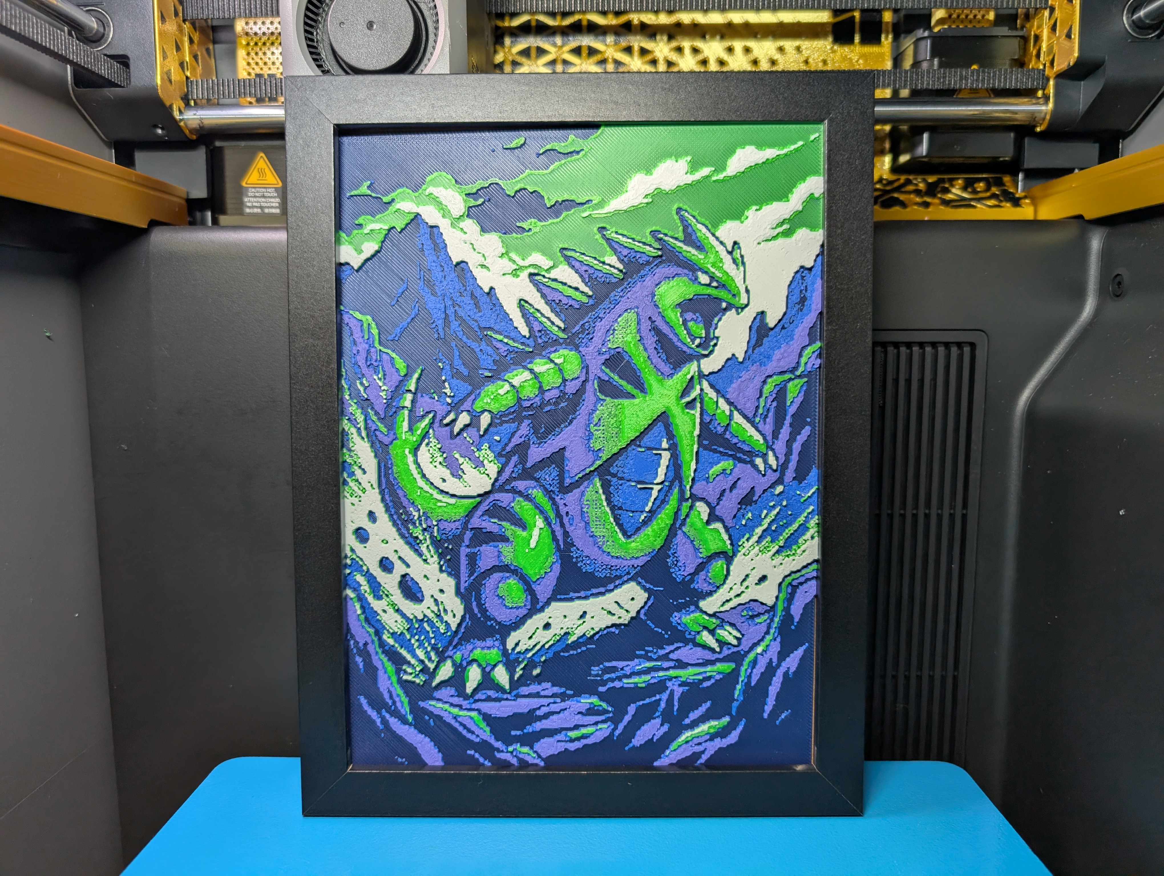 Tyranitar Pokemon 6x8 Hueforge Multicolor 3D Decor