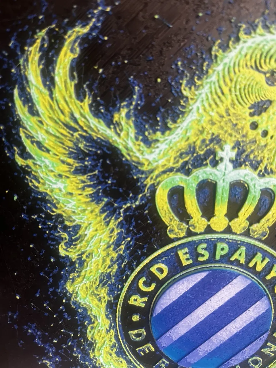 Hueforge Escudo del RCD Espanyol