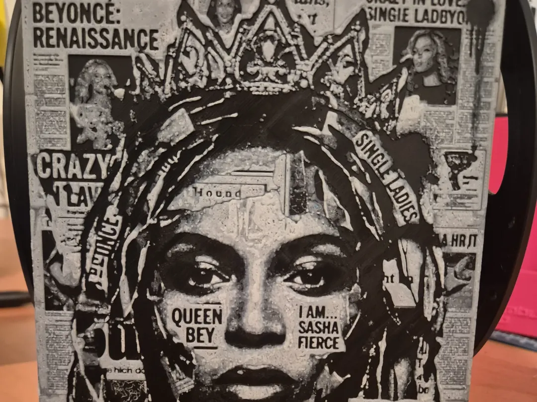 Beyonce newspaper hueforge