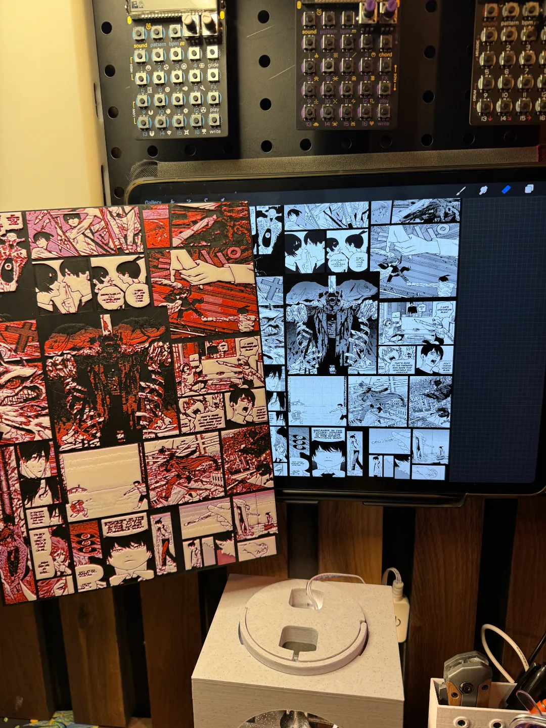 AKI Manga Collage OG Art Hue Forge