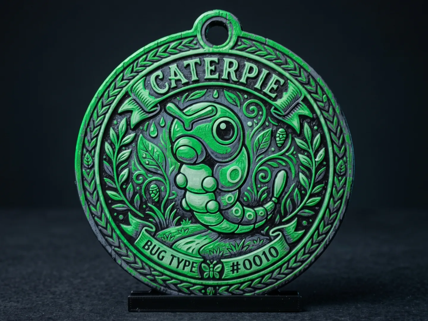 Caterpie #0010 - Pokemon Ornament