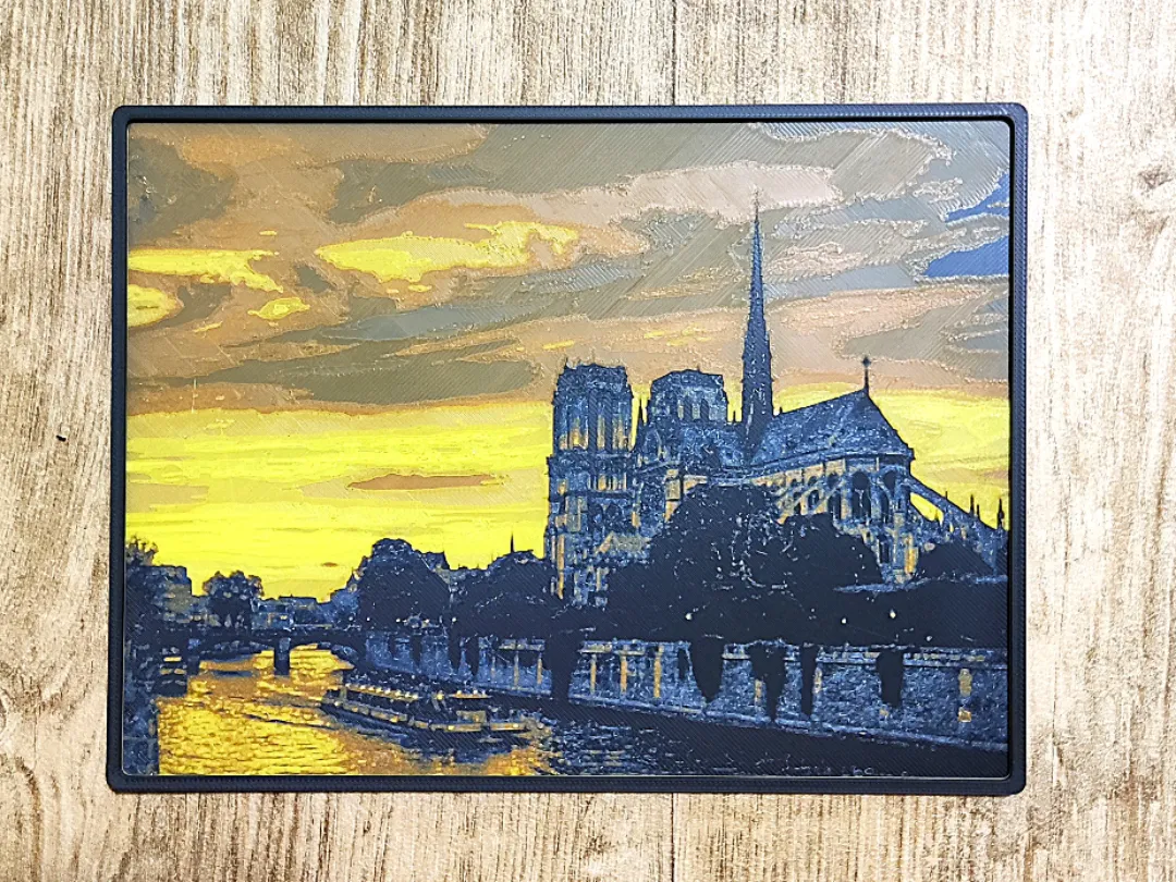 Notre-Dame Cathedral - Sunset - Hueforge