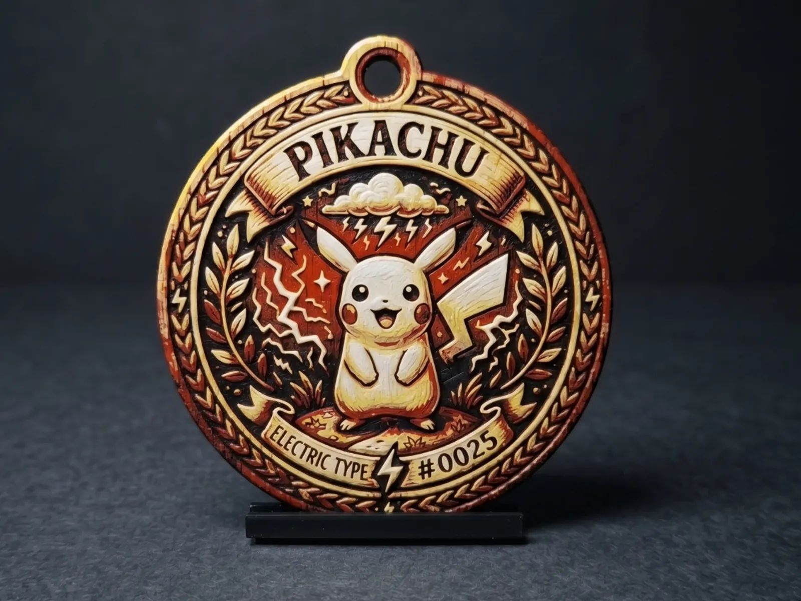 Pokemon - Pikachu Medallion - 4 Colour