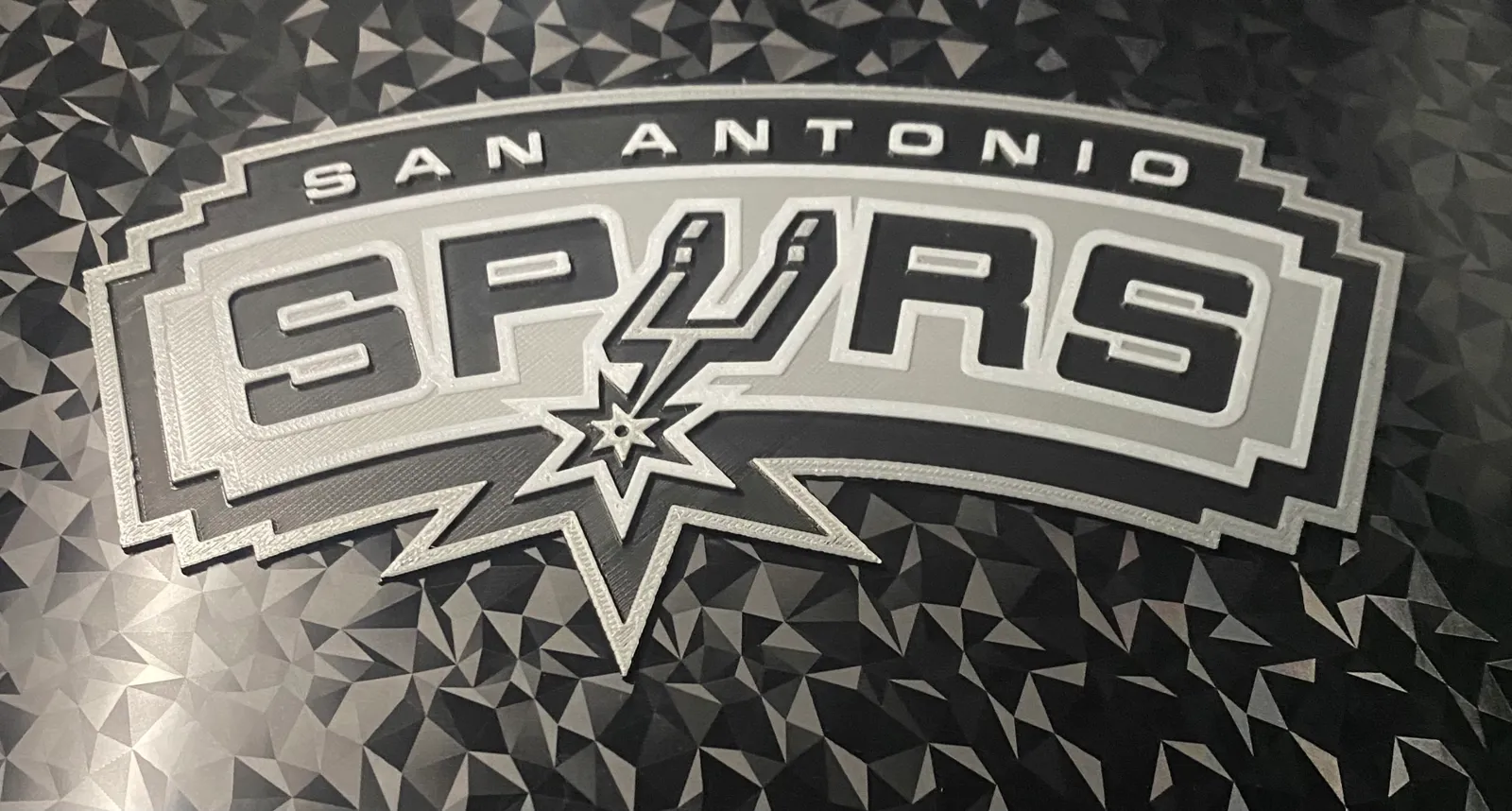 San Antonio Spurs Logo (02-17) - Hueforge