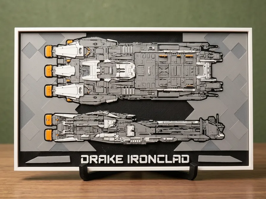 Drake IronClad HueForge Star Citizen