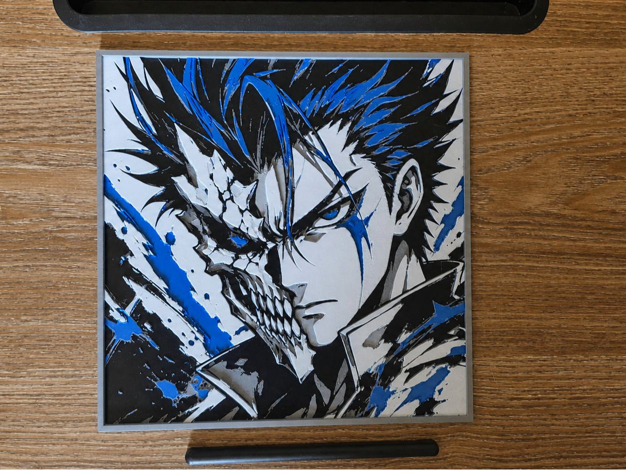 Grimmjow Jaegerjaquez Fanart - Bleach HueForge Art