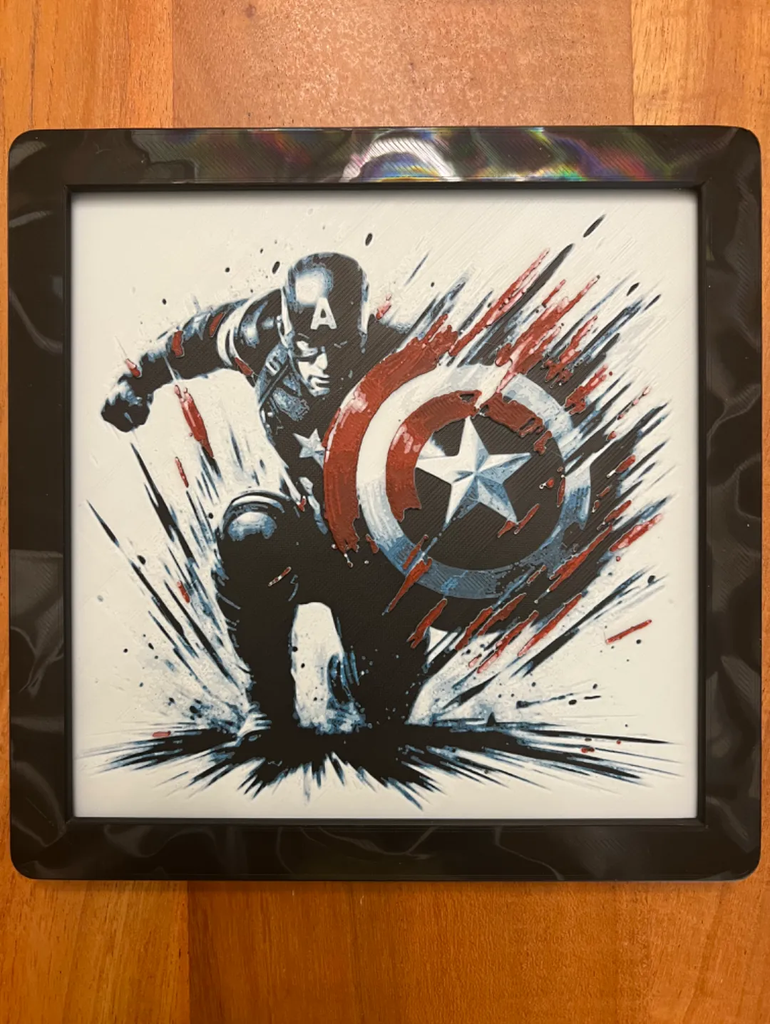 Captain America in Blue