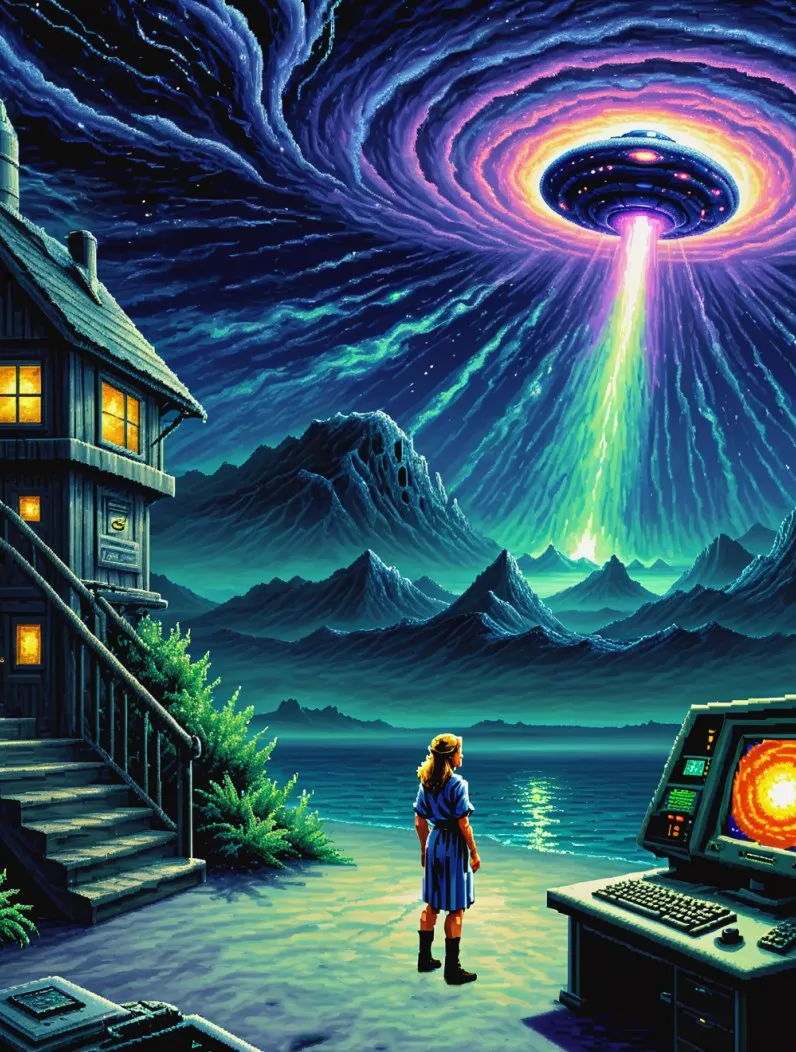 Art | First Contact | Hueforge | 2D