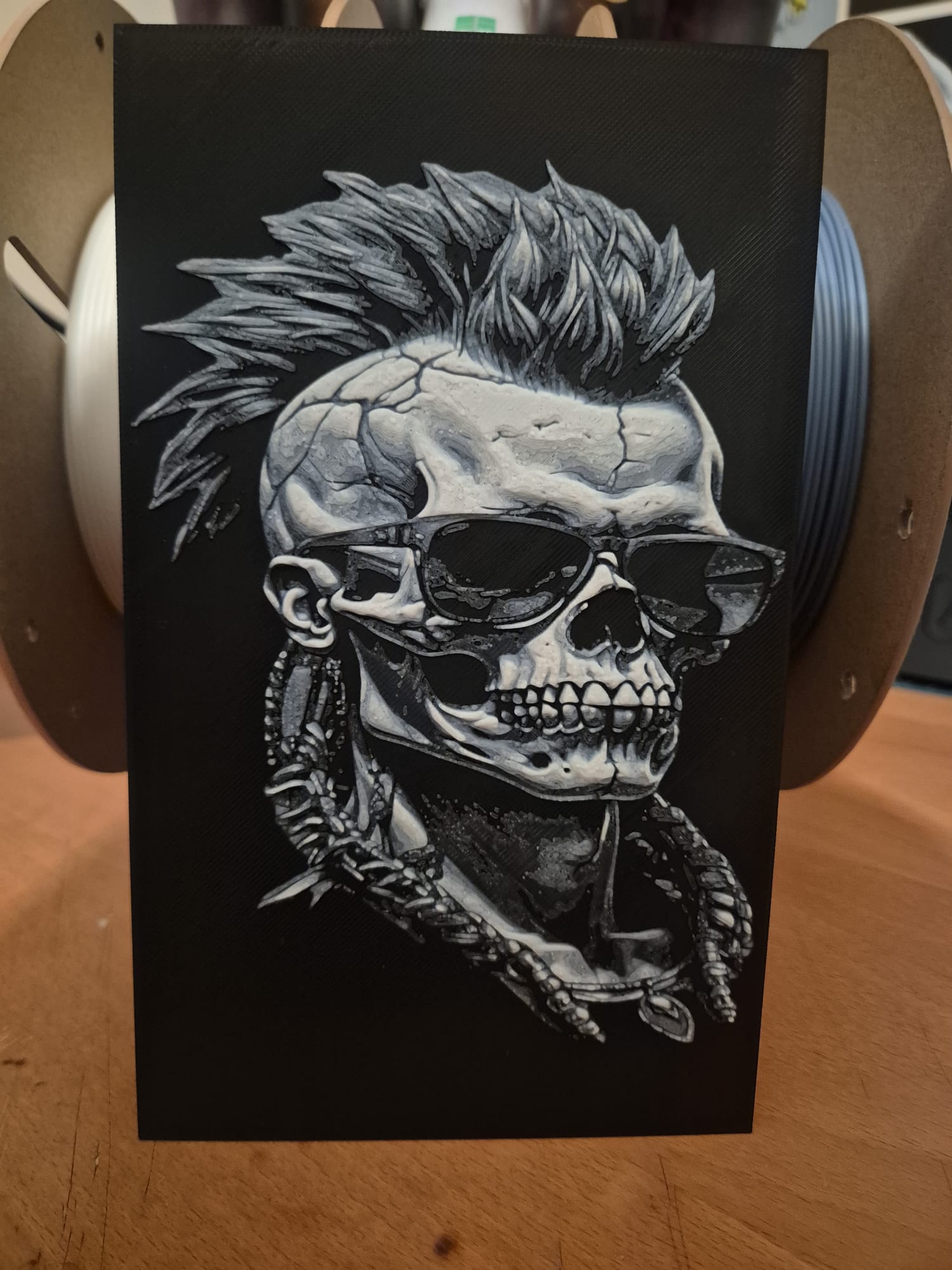 skull punk hueforge