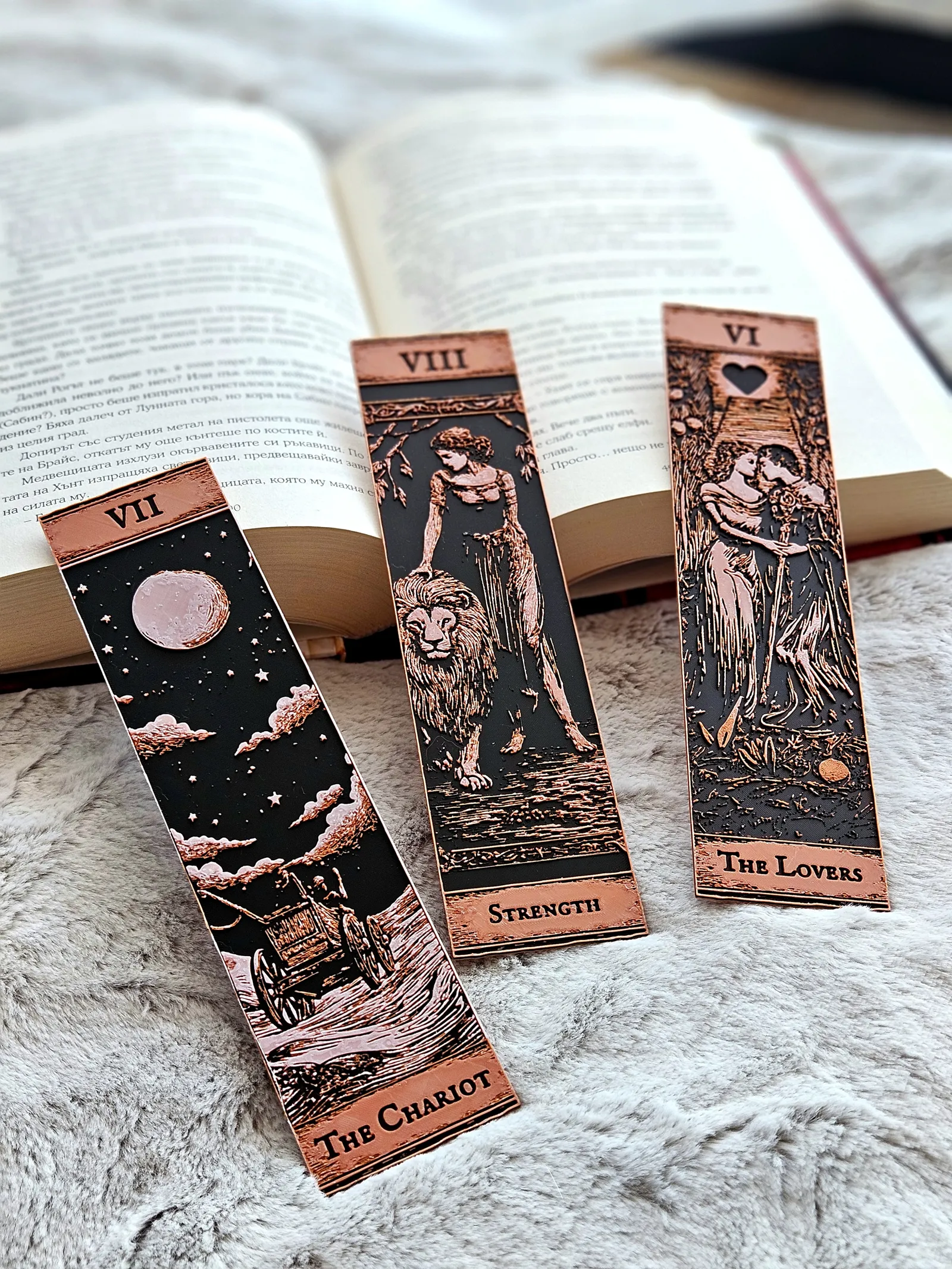 Tarot Bookmarks - (Set 3 Major Arcana)
