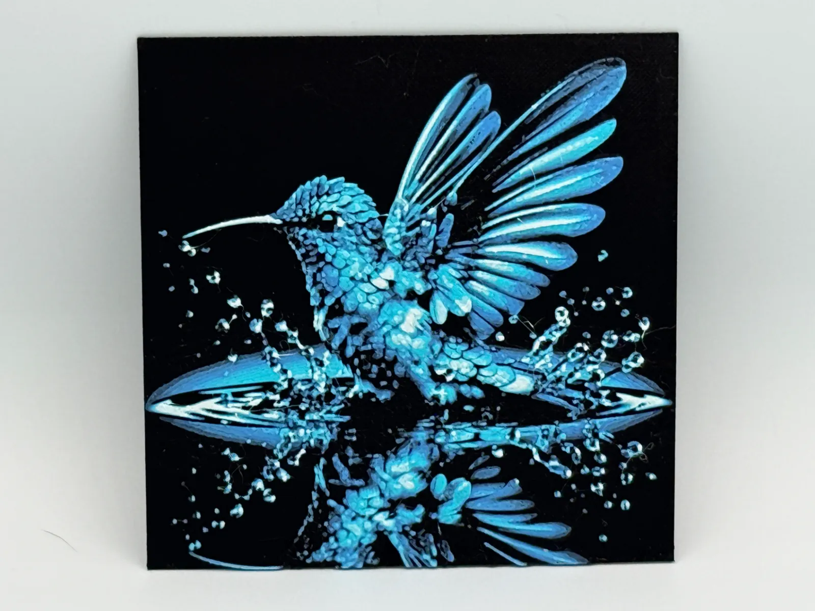Splashing Hummingbird Hueforge