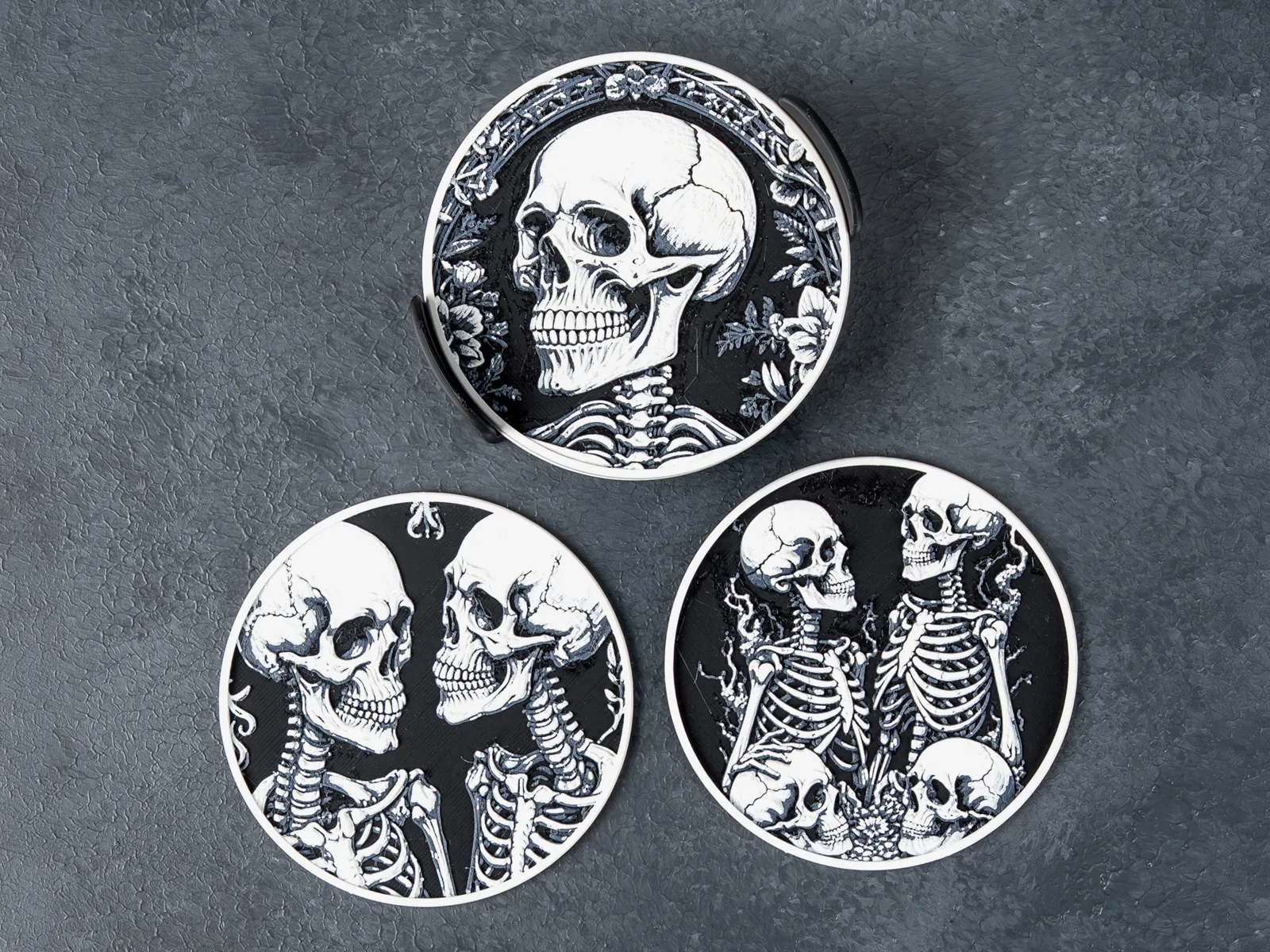 Skeleton Coasters