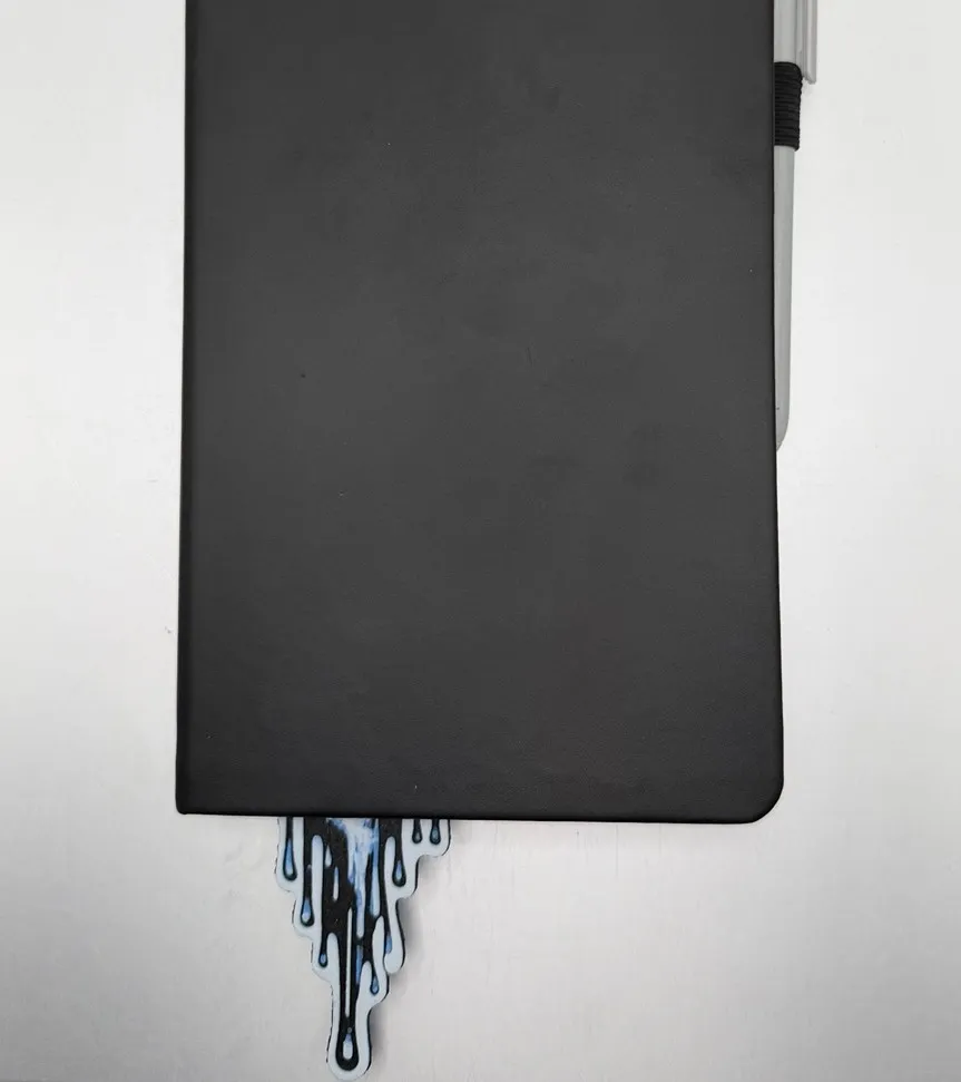 Waterfall Inkfall Bookmark - Hueforge