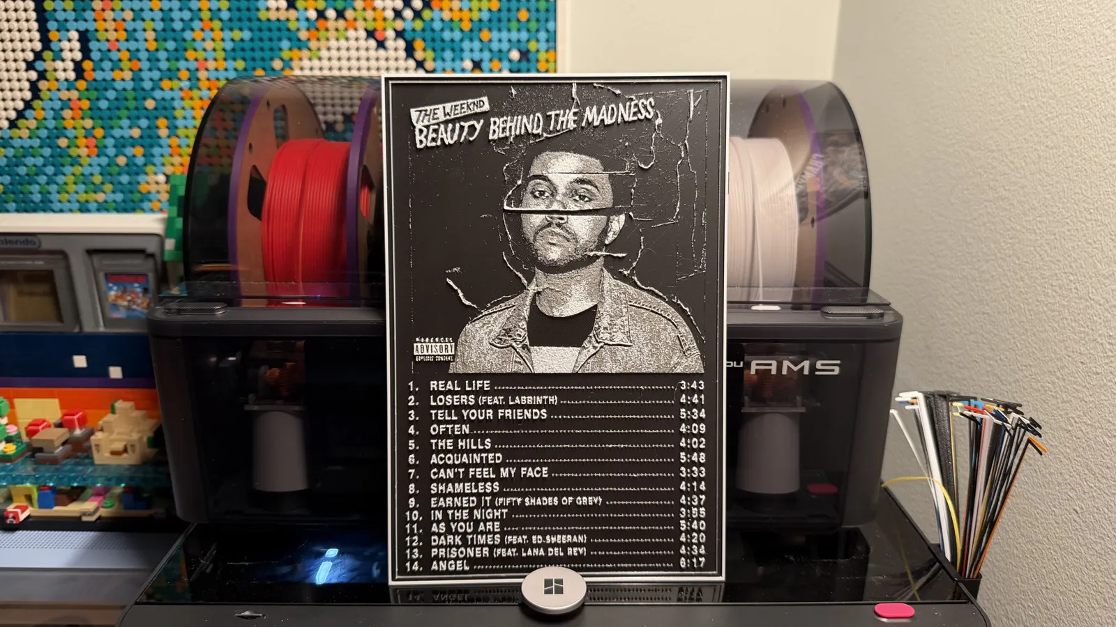 TheWeeknd Beauty Behind the Madness Album HueForge