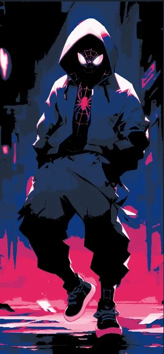 Miles Morales (Spider man) Hue Forge