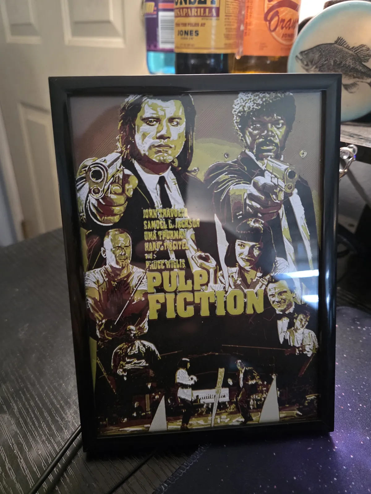 Pulp Fiction 5 x 7 hueforge