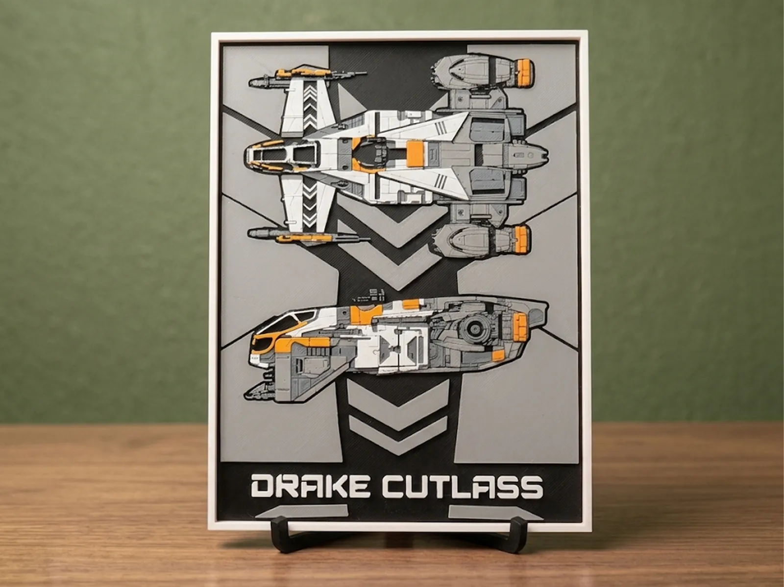 Drake Cutlass HueForge Star Citizen