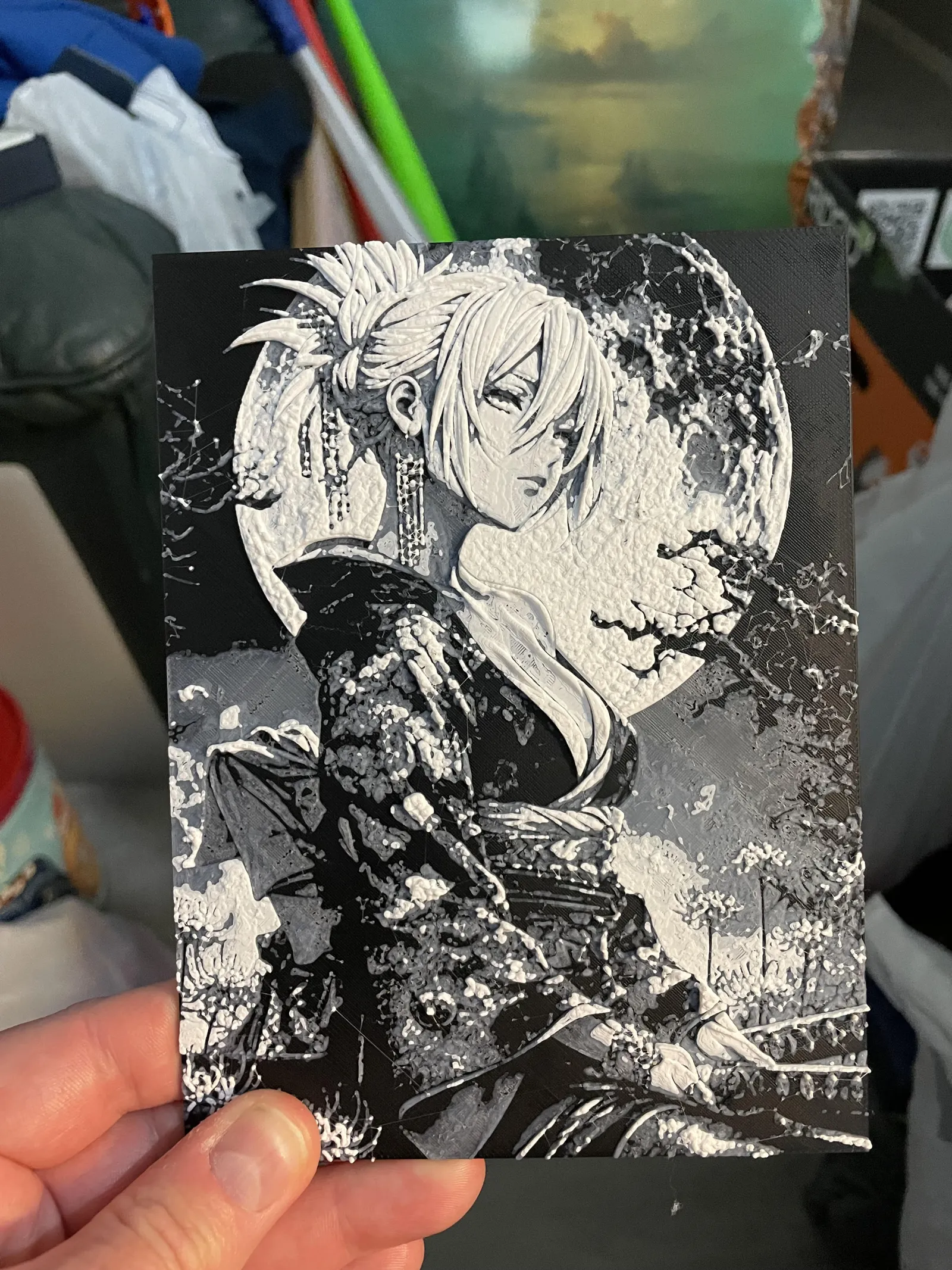 Samurai Woman Hueforge