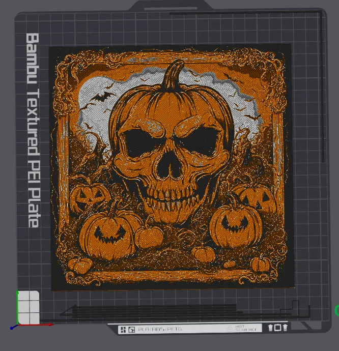 Halloween pumpkin Hueforge
